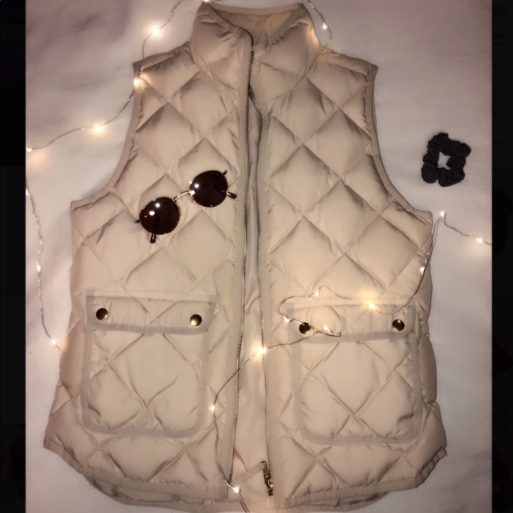 J. Crew Vest in Cream